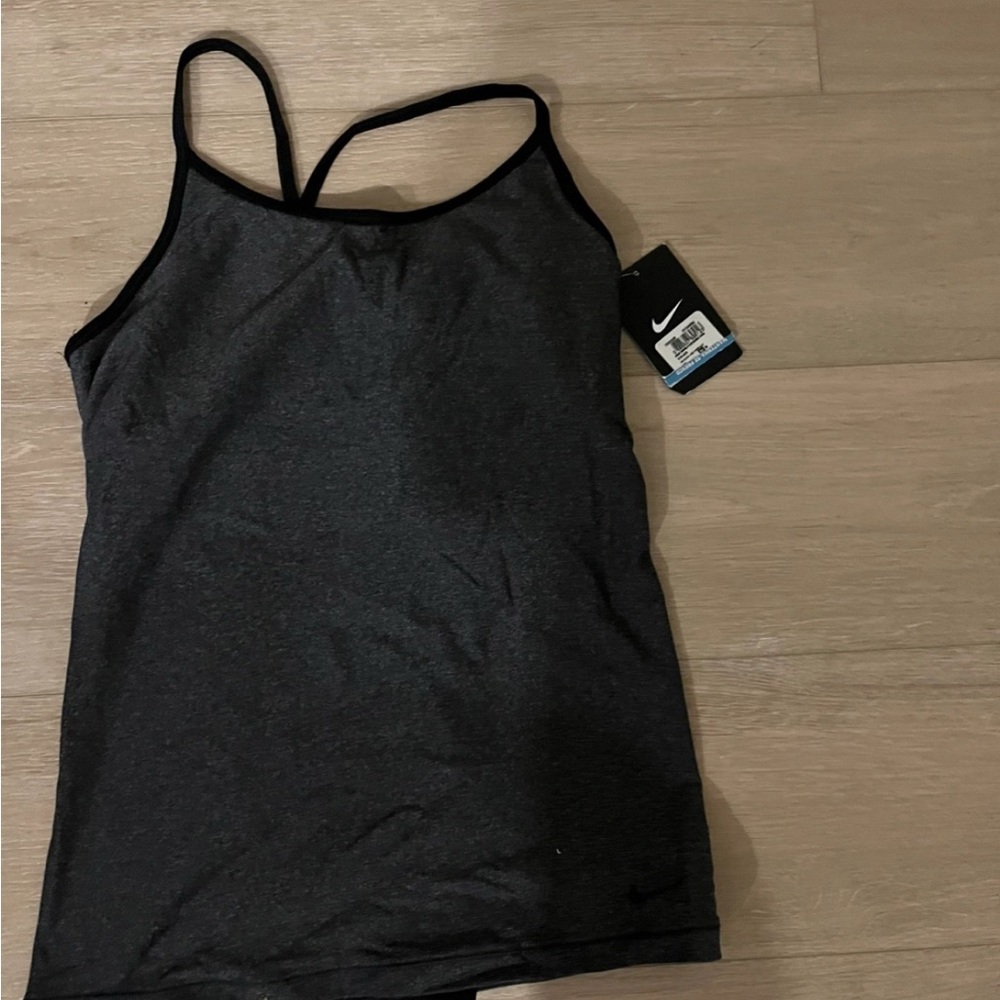 Nike Black Fitted Sleeveless Camisole